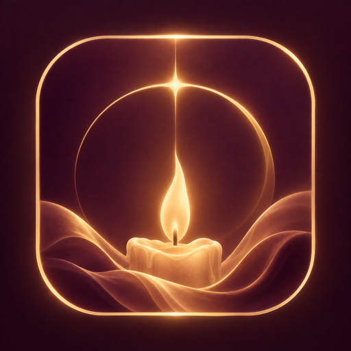 SIREN app icon: a lit candle